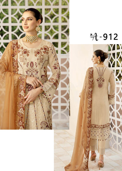 A-912 - Unstitched - Chevron by Ramsha Volume 9 2024 - Memsaab Online