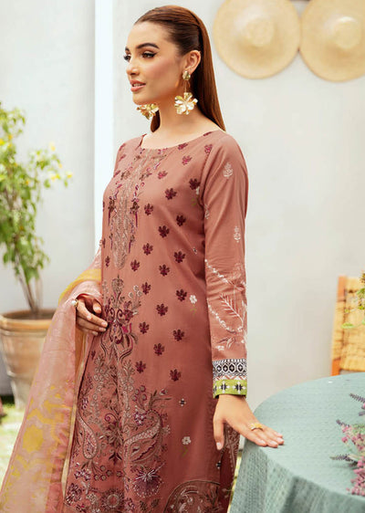 L-1212-R - Readymade - Ramsha Mashaal Luxury Lawn Vol 12 2024 - Memsaab Online