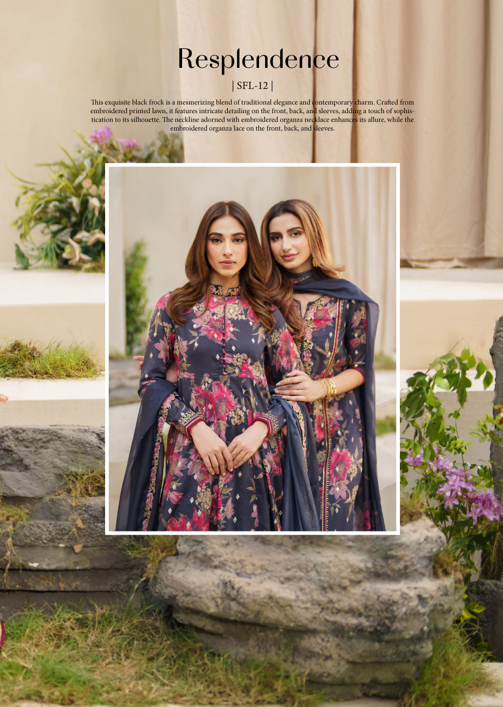 SFL-12 - Unstitched - Festive Lawn Collection by Iznik 2024 - Memsaab Online