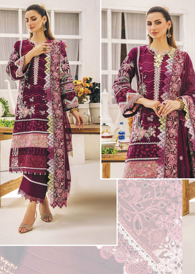 EA-EE-5512 - Unstitched - Eshaisha Eid Edit Lawn Collection 2024 - Memsaab Online