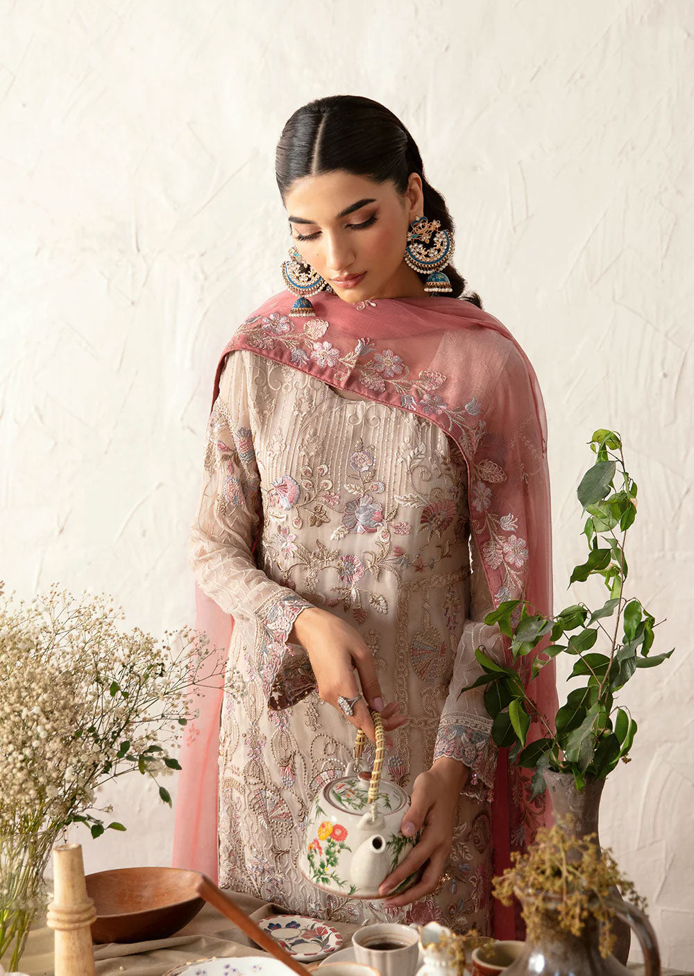 D-1212 - Unstitched - Rangoon by Ramsha Chiffon Collection Vol 12 2024 - Memsaab Online