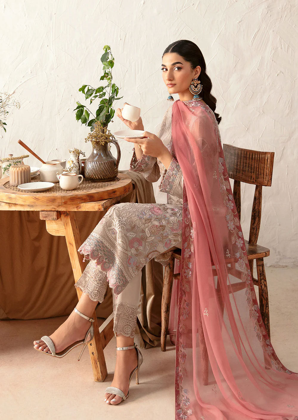 D-1212 - Unstitched - Rangoon by Ramsha Chiffon Collection Vol 12 2024 - Memsaab Online