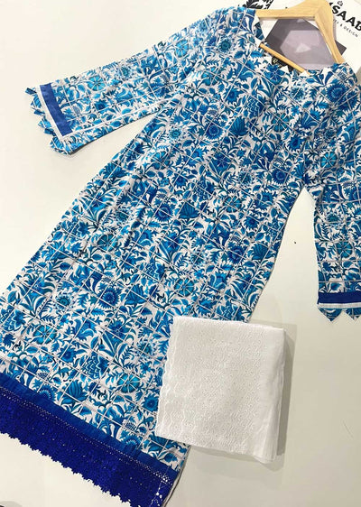 RGZ1301 Readymade Floral Printed Lawn Suit - Memsaab Online