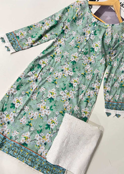 RGZ1302 Readymade Floral Printed Lawn Suit - Memsaab Online