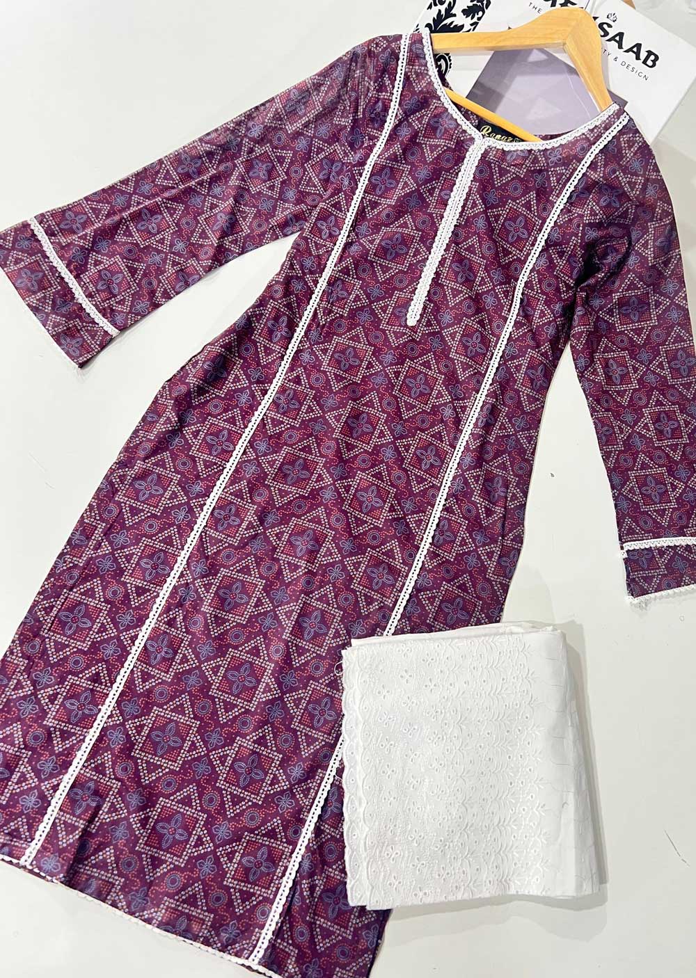 RGZ1303 Readymade Floral Printed Lawn Suit - Memsaab Online
