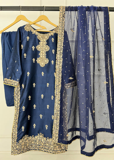 SRB1306 - Reem - Navy - Sehrish.B Designer - Memsaab Online