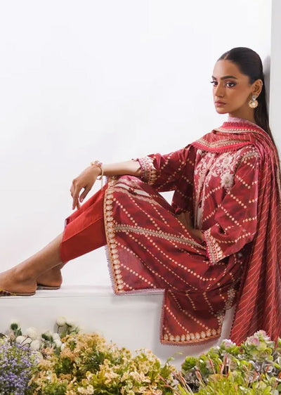 MZN-13-A - Unstitched - Mahay Summer Collection by Sana Safinaz 2023 - Memsaab Online