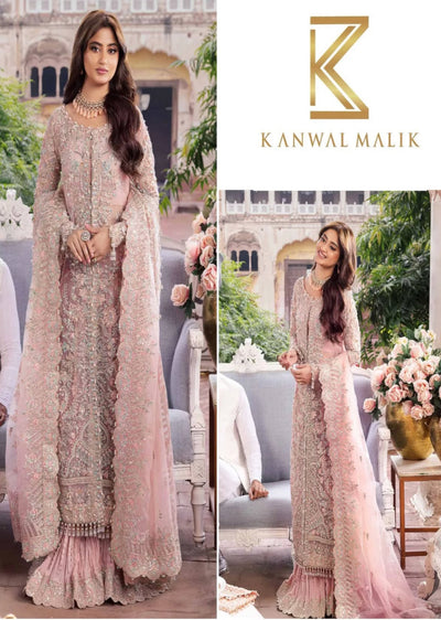 LINA03- Unstitched organza Inspired Outfit - Memsaab Online
