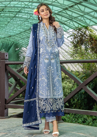 EA-LL-513 - Unstitched - Luxury Lawn Embroidered Collection 2024 - Memsaab Online