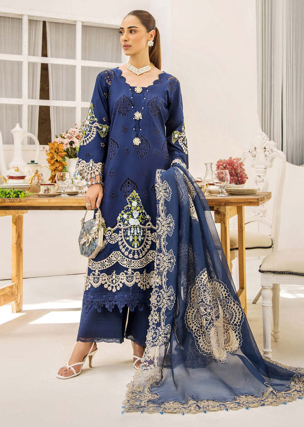 EA-EE-5513-R - Readymade - Embroidered Lawn Collection 2024 - Memsaab Online