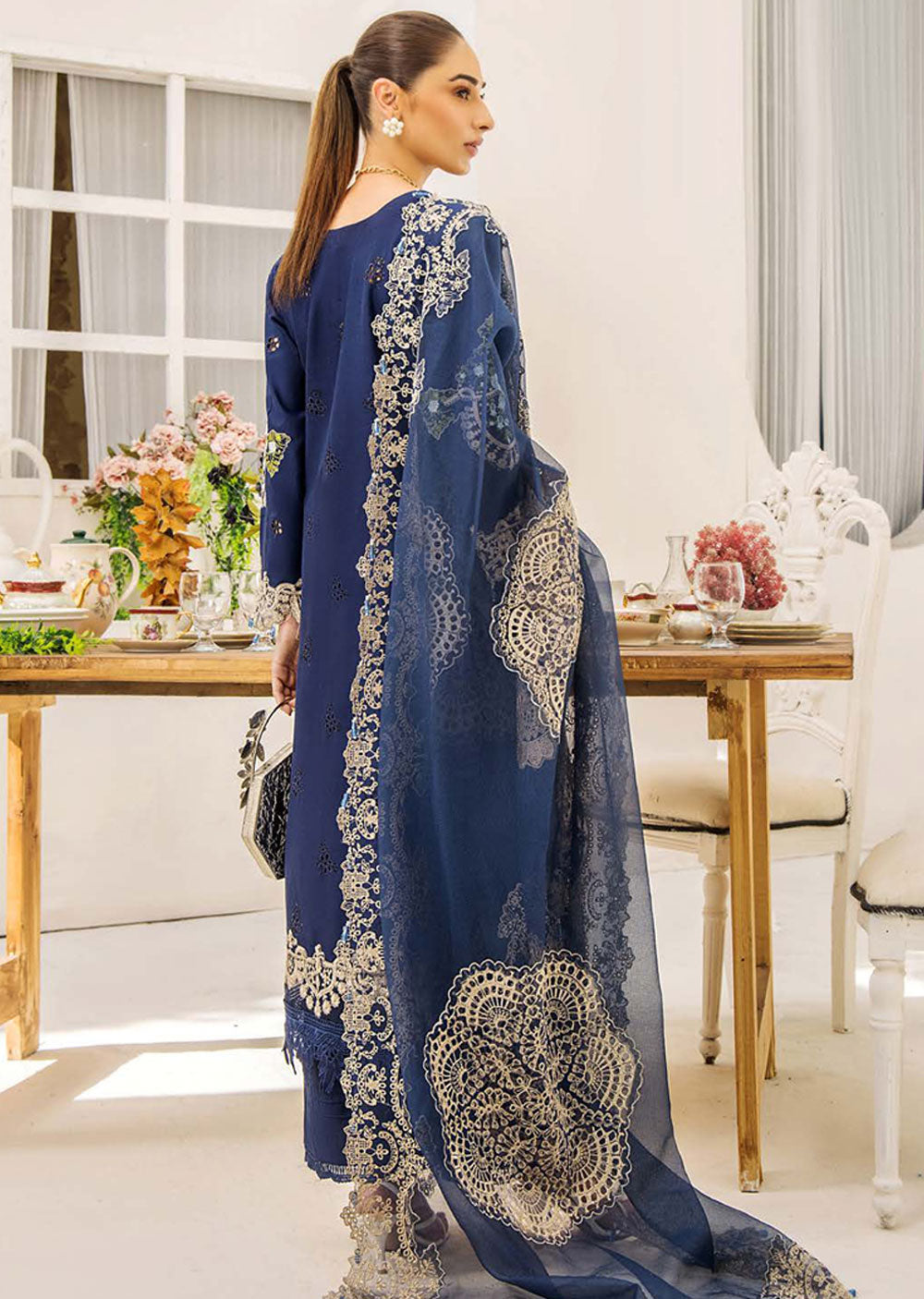 EA-EE-5513 - Unstitched - Eshaisha Eid Edit Lawn Collection 2024 - Memsaab Online