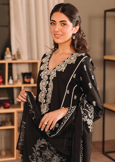 RIVERIA- Readymade 3 Piece Cotton Suit - Memsaab Online