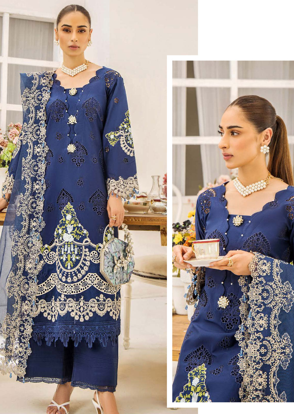 EA-EE-5513-R - Readymade - Embroidered Lawn Collection 2024 - Memsaab Online