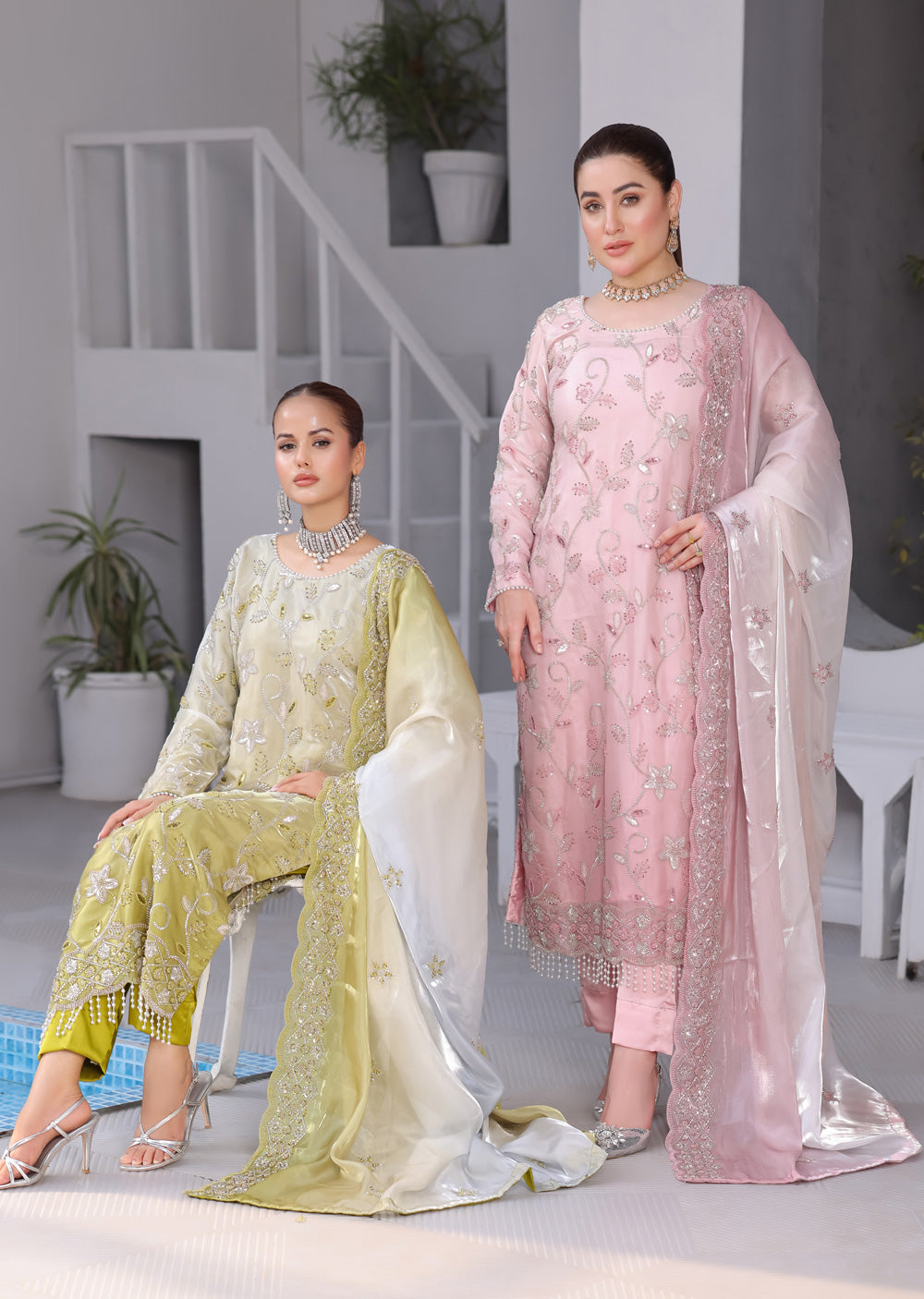 ASBC04 Silk Cutdana Outfit - Memsaab Online