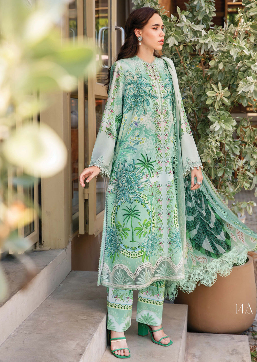 MPLS-14-A - Maria B Mprints Spring Summer Printed Lawn Suit 2025 - Memsaab Online