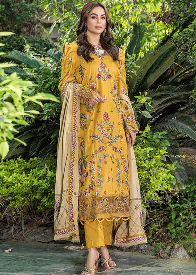 EA-LL-514 - Unstitched - Luxury Lawn Embroidered Collection 2024 - Memsaab Online