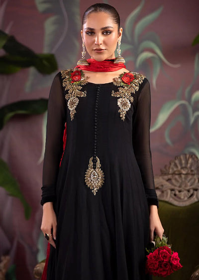 P-266 - Black - Readymade - Khuda Baksh Ouftit - Memsaab Online