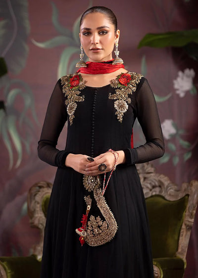 P-266 - Black - Readymade - Khuda Baksh Ouftit - Memsaab Online