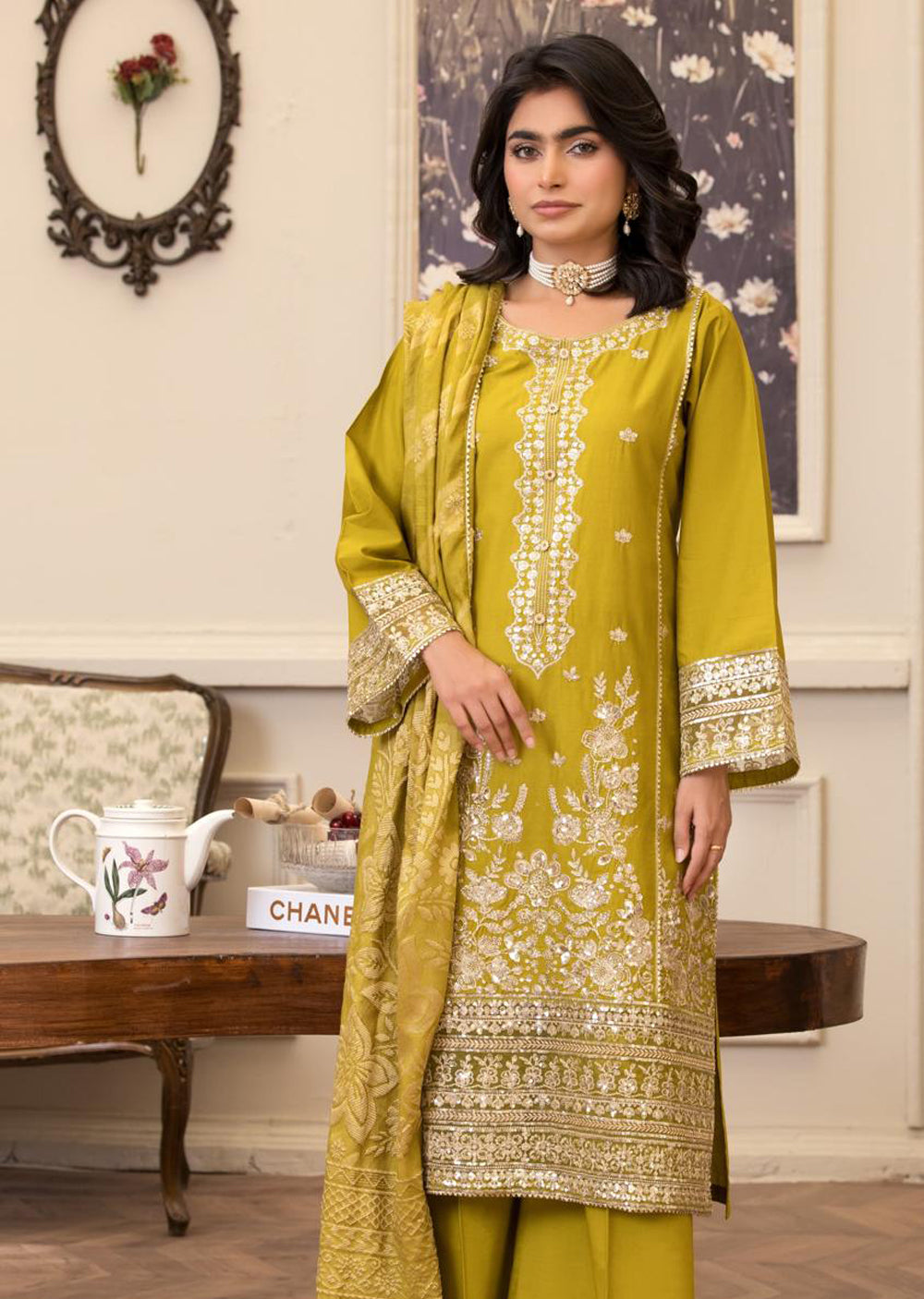 HRM-09 - Readymade Memsaab Formal Cotton Suit - Memsaab Online
