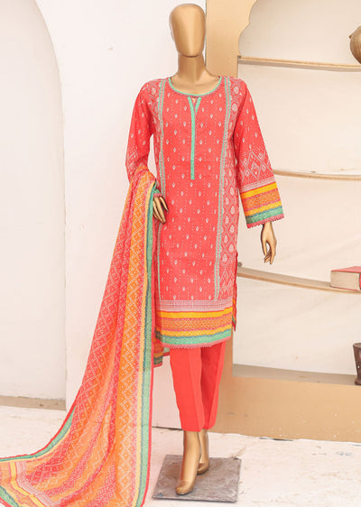 BNS-114 Bin Saeed Printed Cotton Lawn Suits 2024 - Memsaab Online