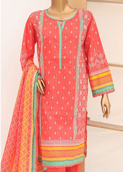 BNS-114 Bin Saeed Printed Cotton Lawn Suits 2024 - Memsaab Online