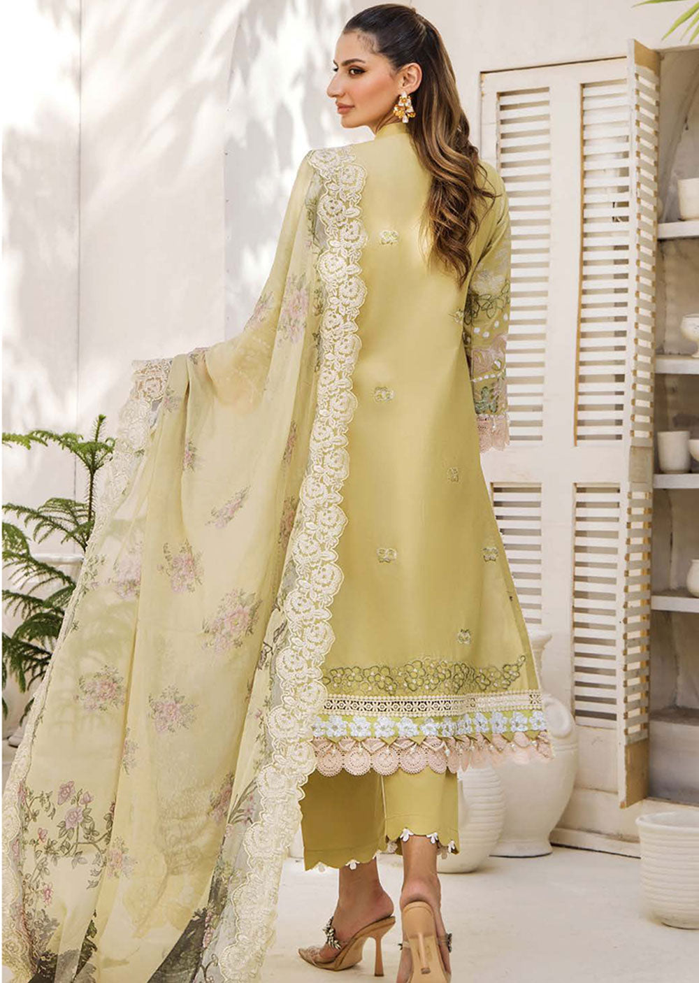 EA-EE-5514 - Unstitched - Eshaisha Eid Edit Lawn Collection 2024 - Memsaab Online