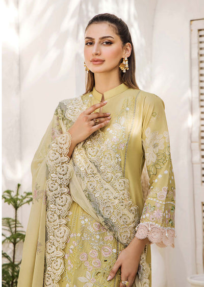 EA-EE-5514 - Unstitched - Eshaisha Eid Edit Lawn Collection 2024 - Memsaab Online