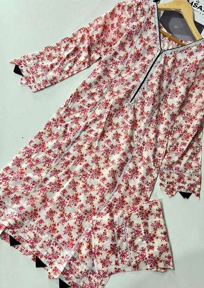 RGZ1507 Readymade Floral Printed Lawn Suit - Memsaab Online