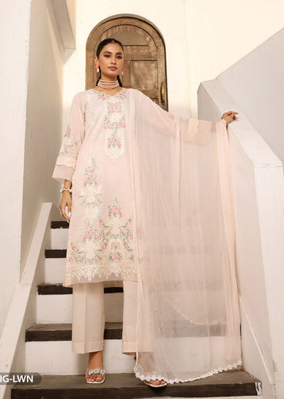 15879 Readymad 3 Piece Embroidered Lawn Suit - Memsaab Online