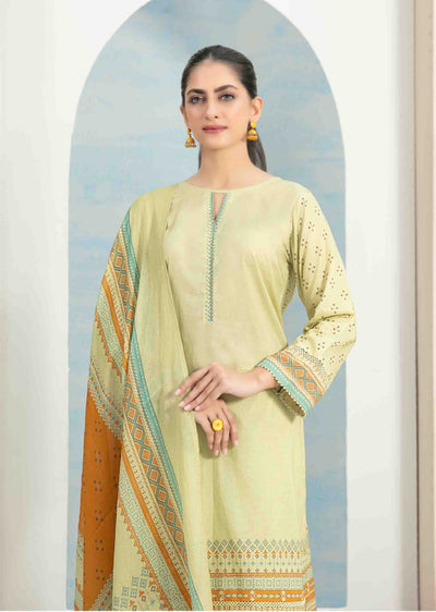 D-3640 Readymade - Hafa Lawn Suit - Memsaab Online