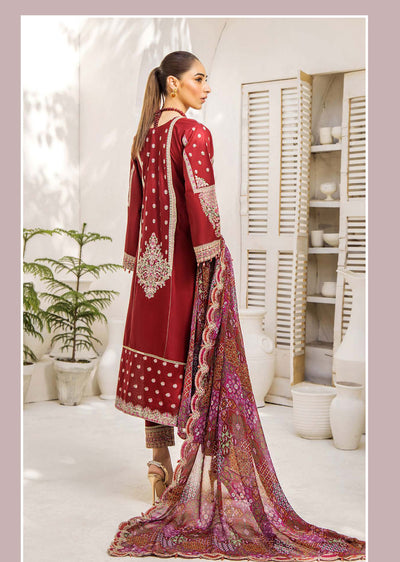 EA-EE-5515-R - Readymade - Embroidered Lawn Collection 2024 - Memsaab Online