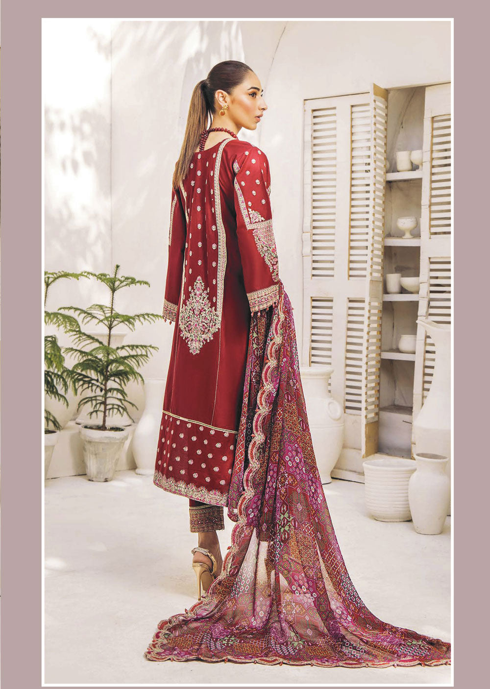 EA-EE-5515 - Unstitched - Eshaisha Eid Edit Lawn Collection 2024 - Memsaab Online