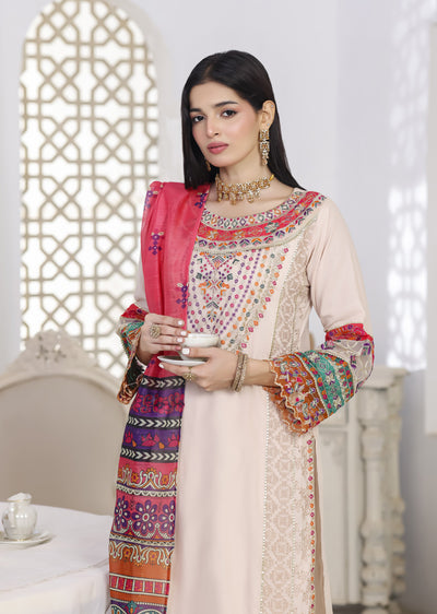 ATR-1157- Readymade Sehrish B Lux Cotton - Memsaab Online