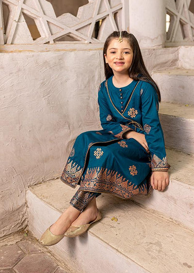 MIRHA - Readymade Kids Suit by Garnet 2024 - Memsaab Online