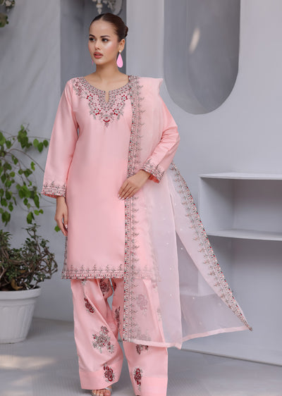 HK326 - Readymade Cotton Outfit 2025 - Memsaab Online