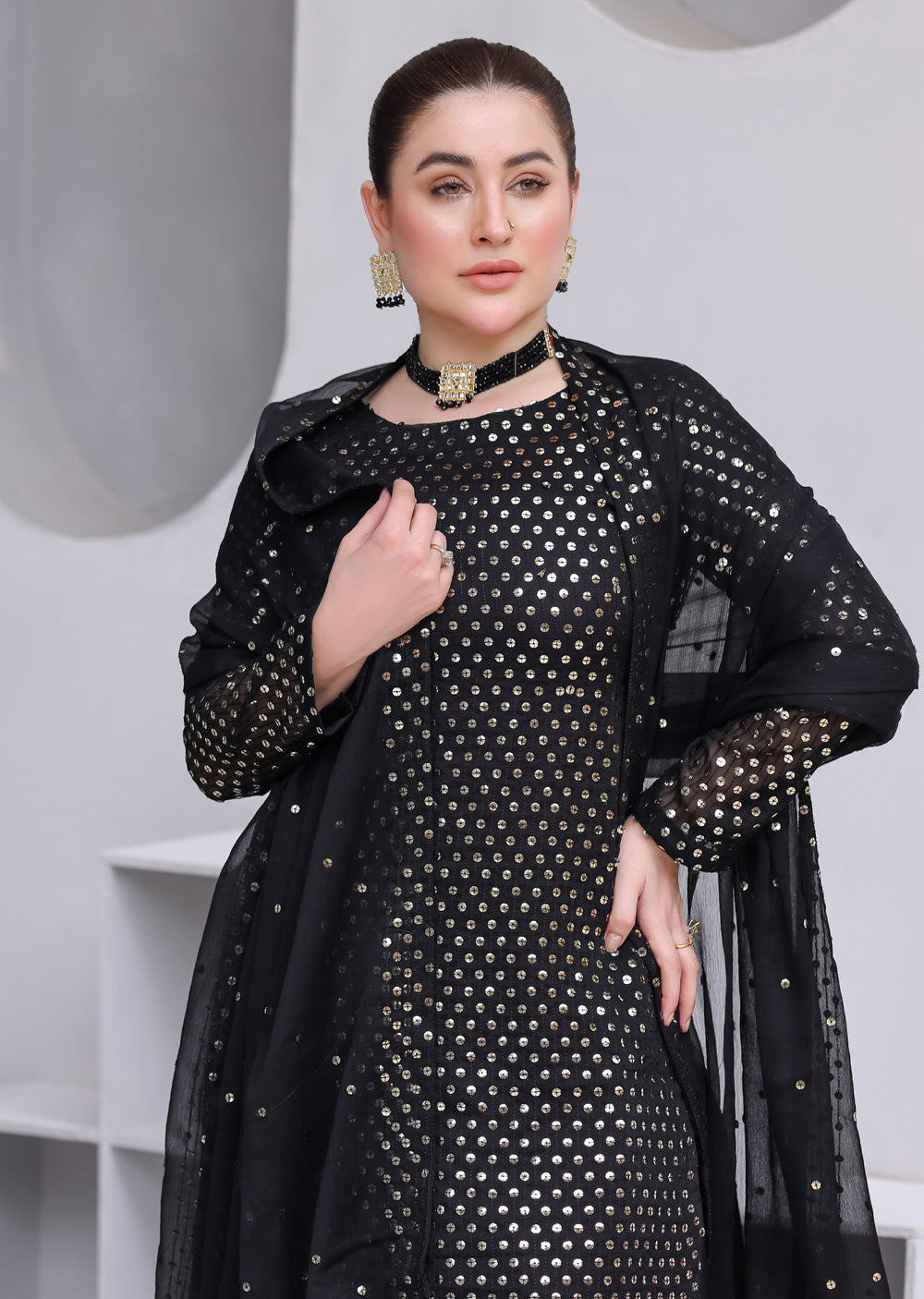 HK327 - Readymade chiffon Outfit 2025 - Memsaab Online