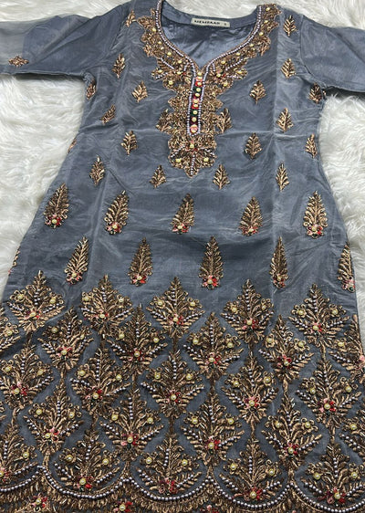 UMR908 - Grey - Readymade - Memsaab Formal Suit - Memsaab Online