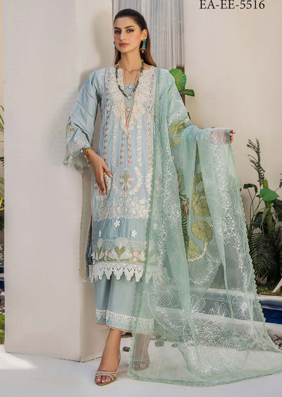 EA-EE-5516-R - Readymade - Embroidered Lawn Collection 2024 - Memsaab Online