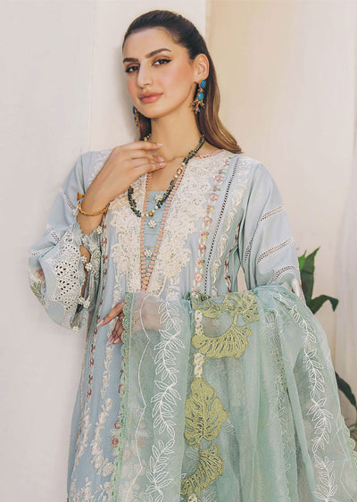 EA-EE-5516 - Unstitched - Eshaisha Eid Edit Lawn Collection 2024 - Memsaab Online