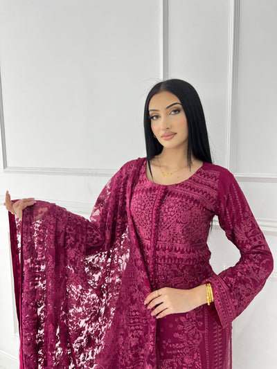 PS1664 Readymade Chiffon Suit - Memsaab Online