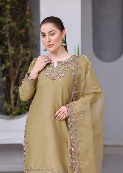 HK326 - Readymade Cotton Outfit 2025 - Memsaab Online