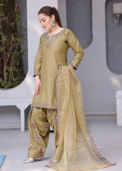 HK326 - Readymade Cotton Outfit 2025 - Memsaab Online