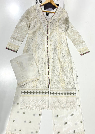 PS1788 Readymade Mint Chiffon Suit - Memsaab Online