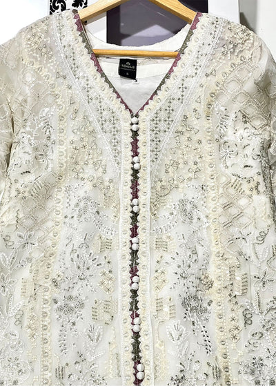 PS1788 Readymade Mint Chiffon Suit - Memsaab Online