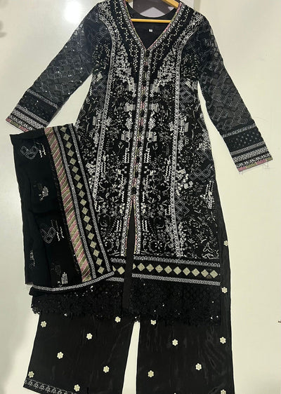 PS1788 Readymade Mint Chiffon Suit - Memsaab Online