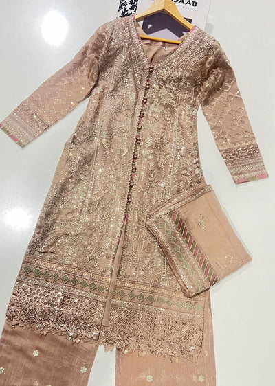 PS1788 Readymade Mint Chiffon Suit - Memsaab Online