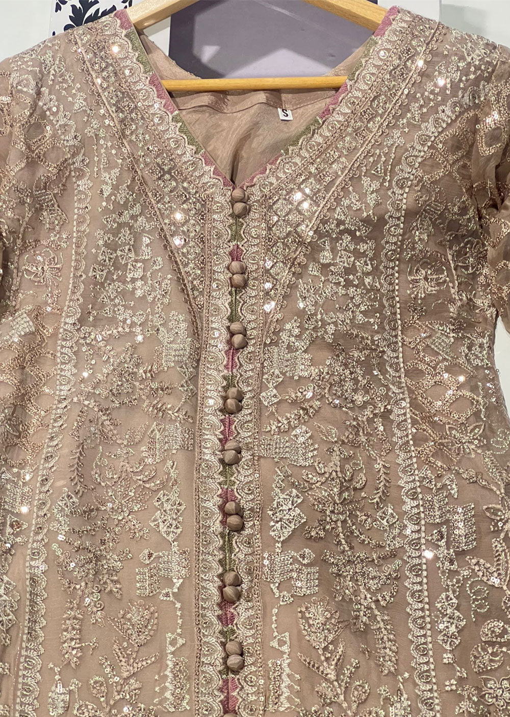 PS1788 Readymade Mint Chiffon Suit - Memsaab Online