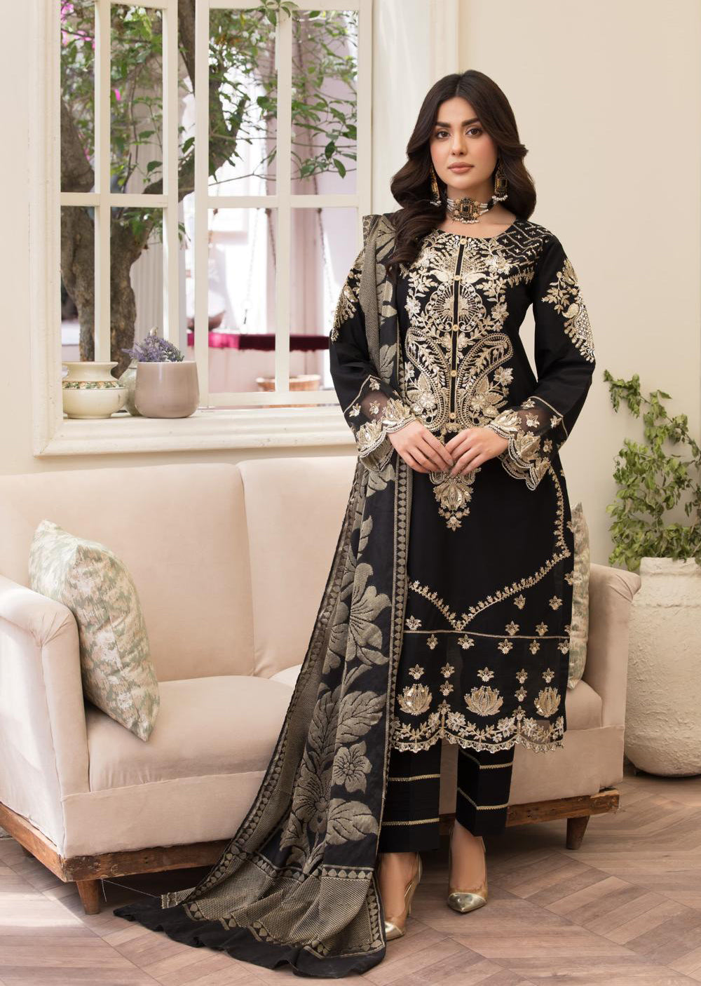 HRM-04 - Readymade Memsaab Formal Cotton Suit - Memsaab Online