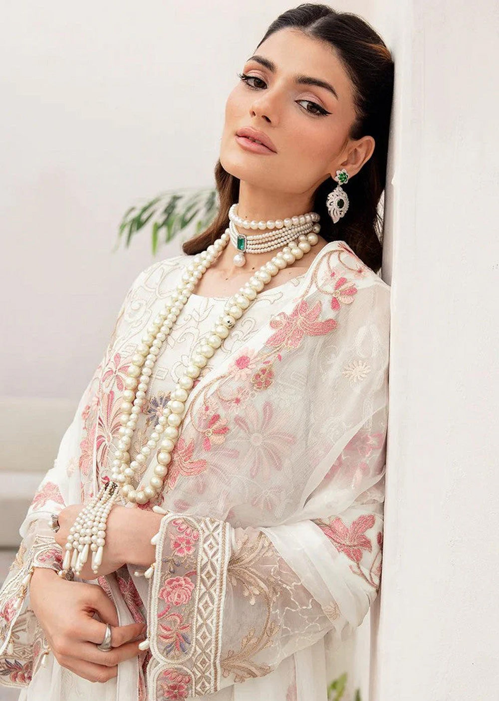 A-705-R - Readymade - Ramsha Chevron Chiffon Collection Vol 7 - Memsaab Online