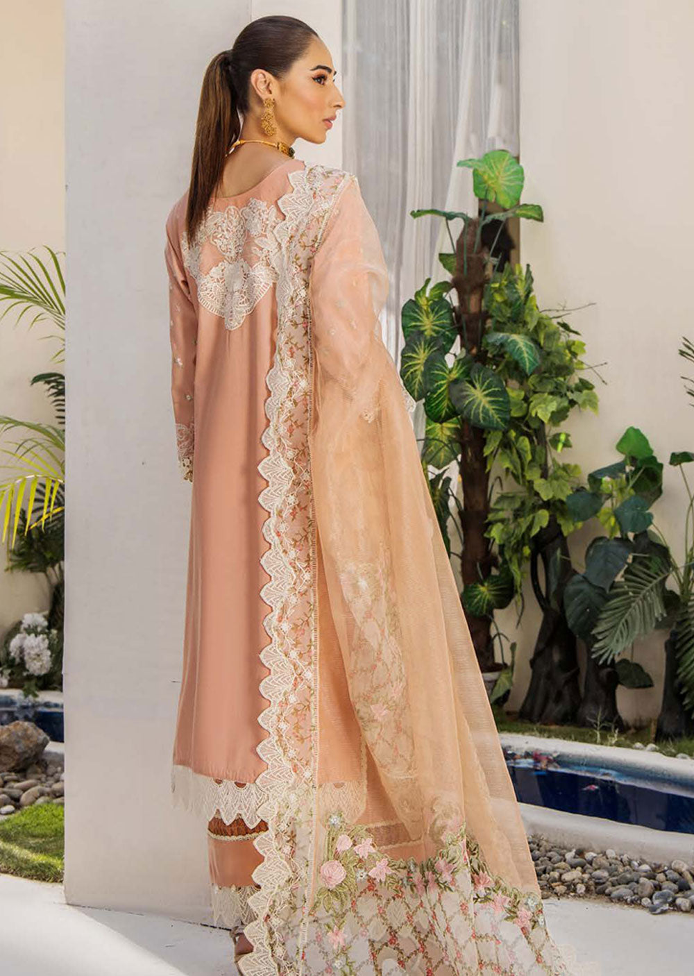 EA-EE-5517 - Unstitched - Eshaisha Eid Edit Lawn Collection 2024 - Memsaab Online